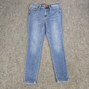 Judy Blue Skinny Jeans Womens Tag 13/31 Measures 31x28 Medium Wash Stretch